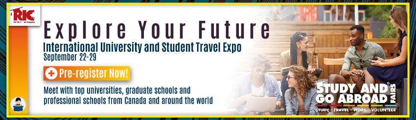 Explore your future, International University and Student Travel Expo